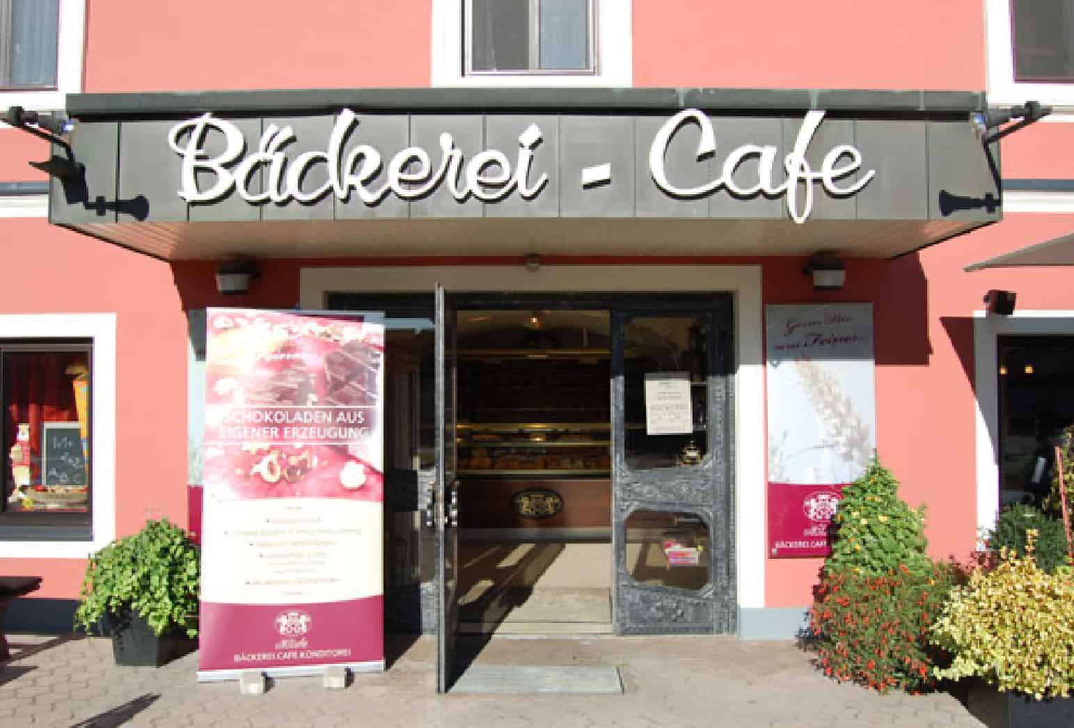 Geschäft Frontansicht | MITSCHE Bäckerei.Cafe.Konditorei.